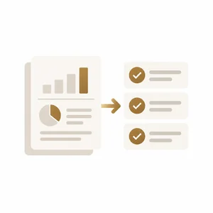 Lean Approach Scattered information consolidated into a structured checklist