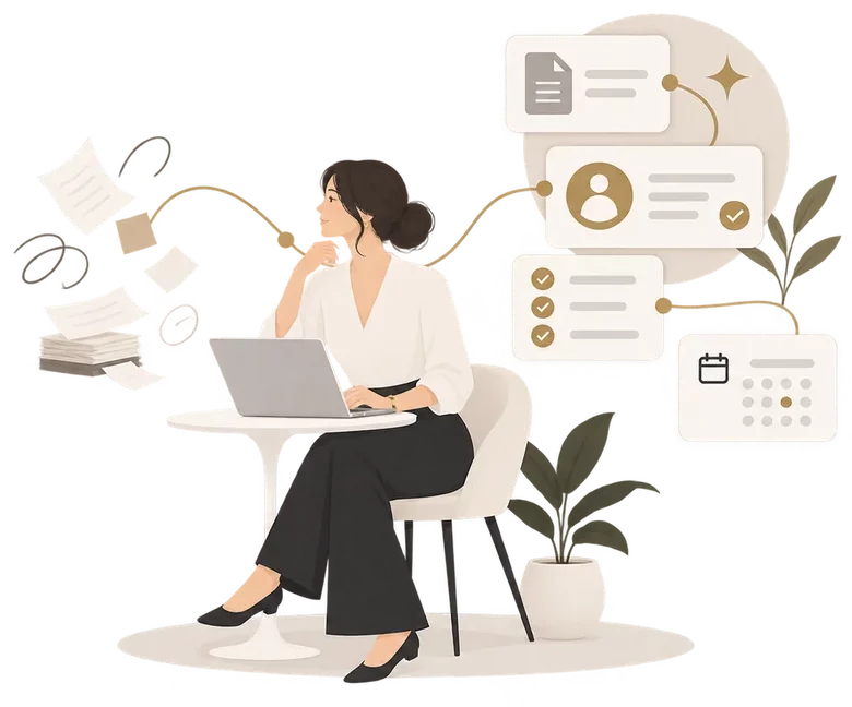 Northline – organised HR Hero illustration of organised HR processes, clearer ownership and structured workflows.